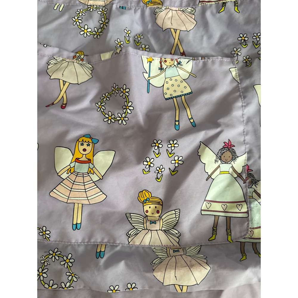 Holly &‎ Beau Girls Fairy Print Hooded Raincoat Age 2 Lavender Blue - Picture 4 of 7